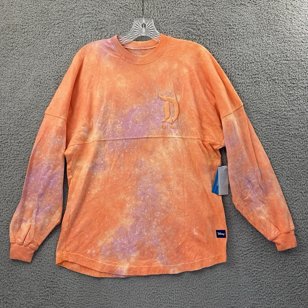 NWT Walt Disney World Parks Spirit Jersey Orange Purple Tie Dye Women's XS - Picture 3 of 11